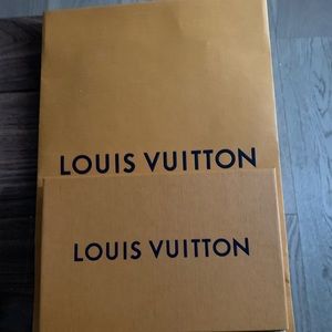 Louis Vuitton Shopping Bag, Small Box & empty receipt envelope